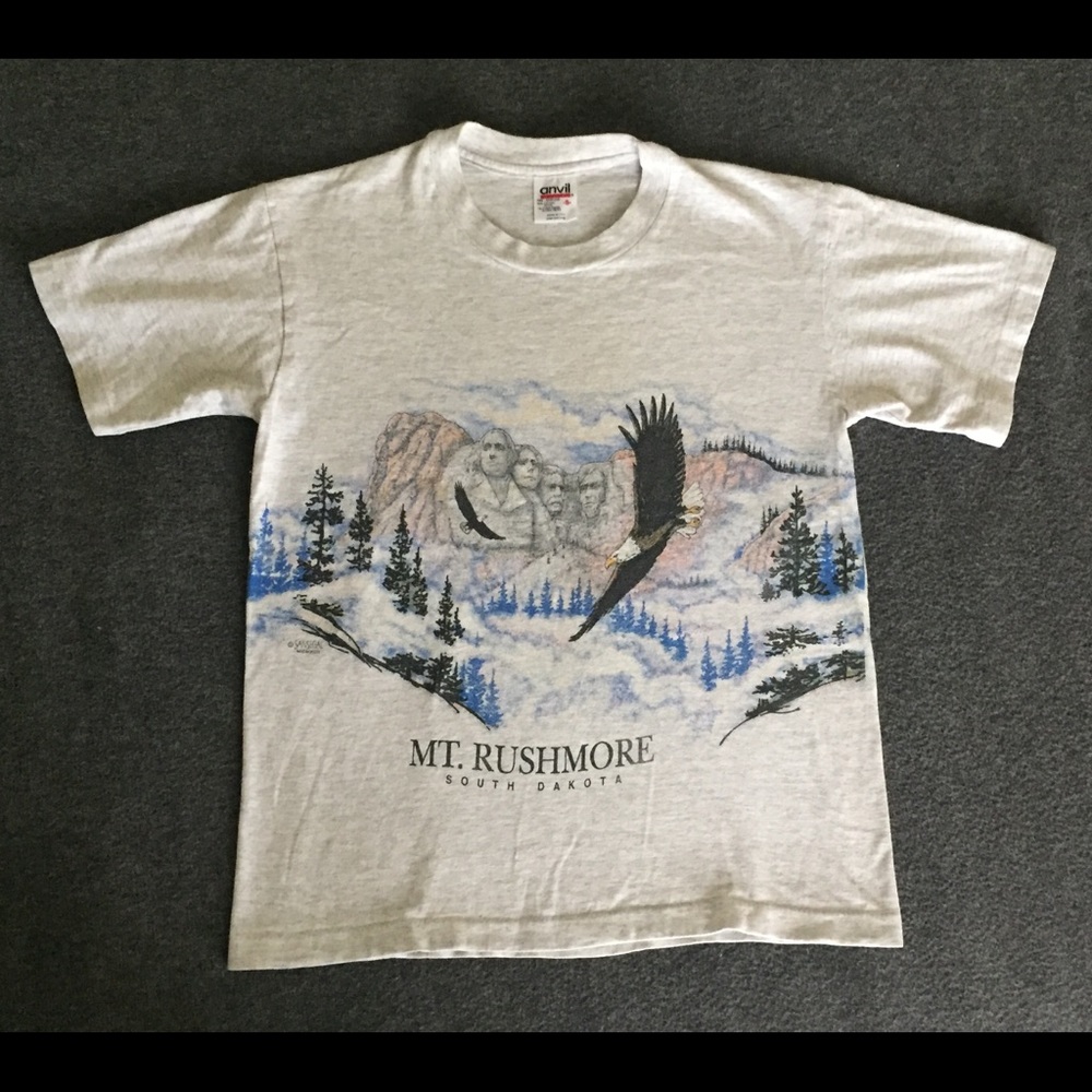 Vintage Anvil Mt. Rushmore S. Dakota Graphic Tee